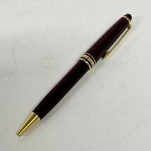 1円~【筆記確認済】モンブラン MONTBLANC マイスターシュテック MEISTERSTUCK ツイスト式 ボールペン ボルドー 筆記用具 文房具 G114638_画像1