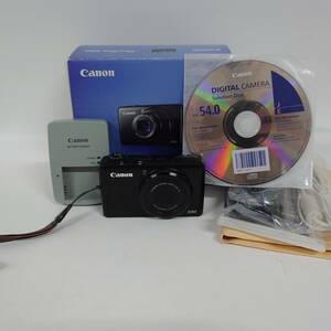1円~【通電確認済】キャノン Canon PowerShot S90 PC1429 ZOOM LENS 3.8×IS 6.0.22.5mm 1:2.0-4.9 コンパクトデジタルカメラ G114895