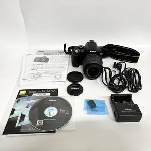 1円~【通電確認済】ニコン Nikon D60 AF-S DX NIKKOR 18-55mm 1:3.5-5.6G VR デジタル一眼レフカメラ レンズ 付属品あり G122687