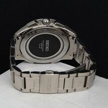 1円 セイコー ブライツ 8B92-0AB0 電波ソーラー 黒文字盤 デイト クロノグラフ スモセコ TMTG メンズ腕時計 OGI 3227000_画像4