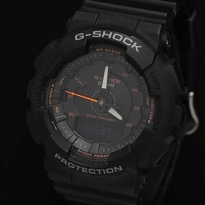 1円 稼働 美品 カシオ Gショック GMA-S130VC デジアナ ブラック QZ メンズ腕時計 9455000 NBG