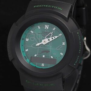 1円 カシオ Gショック AW-500D QZ 緑文字盤 メンズ腕時計 KTR 0594000