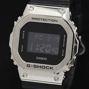 1円 稼働 良品 カシオ Gショック QZ GM-5600 デジタル文字盤 ブラック 2NBG メンズ腕時計 OGH 6215000