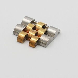 1円 良品 ロレックス デイトジャスト 純正コマ 2コマ YG×SS 15ｍｍ用 NSK メンズ腕時計用 OGH 2000000