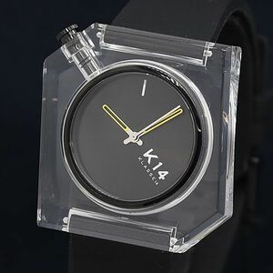 1円 稼働 美品 QZ 箱/保付 クラスフォーティーン ィレギュラリー WKF19TT001M 黒文字盤 メンズ腕時計 OKZ 2DKY 2593000