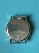 SEIKO セイコー 7F38-6190 メンズ　ムーンフェイズ　腕時計　トリプルカレンダー　クォーツ　本体のみ　電池なし　中古品_画像4