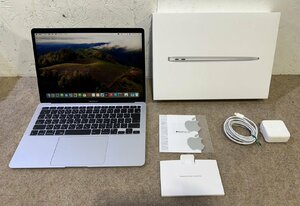 1円 Apple MacBook Air (M1, 2020) MGN93J/A 13インチ シルバー macOS：Sonoma M1チップ メモリ8GB SSD256GB A2337