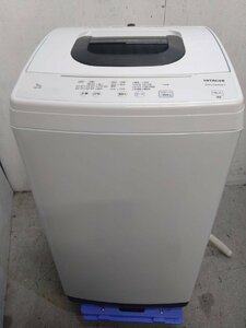 【大阪/岸和田発 格安自社便】日立/HITACHI 5kg 全自動洗濯機 NW-50F 2021年製 ピュアホワイト 風脱水 おしゃれ着コース