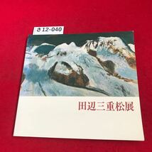 さ12-040 田辺三重松展_画像1