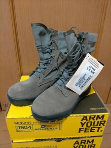 米軍実物 GORE-TEX ブーツ BELLEVILLE MADE IN USA 8.5インチ 27.5cm デッドストック 未使用 室内試着のみ