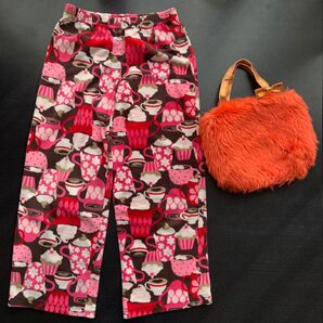 Carter's カーターズ ガールズ 起毛 暖か ズボン GAP ギャップ ファー リボン付き バッグ セット ケーキ カップ