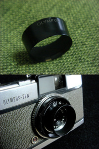 0221 レンズフードのみ オリンパス ペン 用 レンズフード ペン ペンS ペンEE に使用可 lens hood for olympus pen pen S pen EE フード