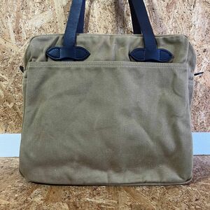 FILSON USA RUGGED TWILL TOTE BAG WITH ZIPPER ジッパー トート バッグ 旧タグ