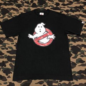 ghostbusters x BAPE tee NFS limited tee flame camo エイプ ゴーストバスターズ 限定 Tシャツ with bag