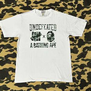 undefeated tee bape エイプ ape A BATHING APE Tシャツ