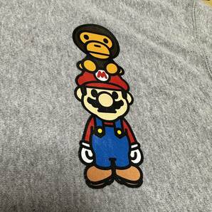 baby milo super mario hoodie BAPE エイプ A BATHING APE マリオ マリオ nintendo パーカー コラボの画像2