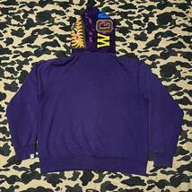 purple WGM shark hoodie シャークパーカー エイプ bape A BATHING APE camo 紫_画像4
