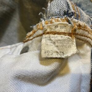 【Levi's 505 66前期 シングルステッチ 希少 赤耳 70年代 W29 L31／ビンテージ リーバイス デニムパンツ 501XX 大戦 502 506 519 50s 60s】の画像8