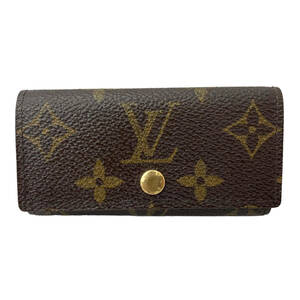 LOUIS VUITTON ルイヴィトン M69517 ミュルティクレ4 モノグラム ゴールド金具 キーケース