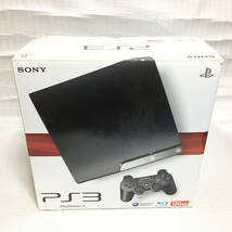 ■ PS3 プレイステーション3 本体 チャコール・ブラック CECH-2000A HDD 120GB Slim SONY 薄型 美品 箱付 動作確認済_画像1