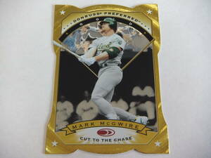 ■激レア&90年代名作ダイカット!! マグワイア(MCGWIRE)■1997 DONRUSS PREFERRED CUT TO THE CHASE ゴールド・ダイカット !!