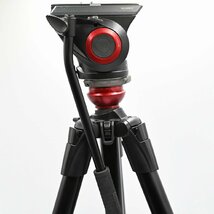 Manfrotto ビデオキット シングル3段 MDEVEアルミ MVH500AH-755XBK アクセサリー_画像6