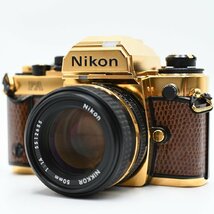 【超希少フィルムカメラ】Nikon FA GOLD GRAND PRIX 84 Ai-s 50mm f1.4 ニコン MFフィルムカメラ MF単焦点レンズ フィルムカメラ_画像3