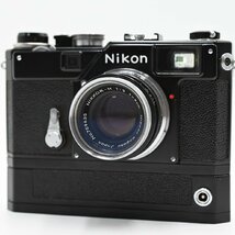 【超希少フィルムカメラ】Nikon ニコン S3 ブラック S-36 5cm F2 モータードライブセット S36 モードラ フィルムカメラ_画像3