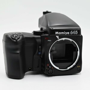 1円 Mamiya マミヤ 645 PRO TL ボディ + AE Prism Finder FE401 + Power Drive Grip WG402 フィルムカメラ