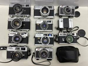 CANON CANONET/MINOLTA HI-MATIC/RICOH 500GS etc. 11 point summarize camera operation not yet verification 