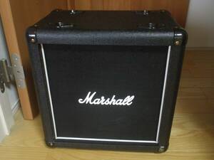 美品 Marshall 1発スピーカーキャビネット。Bストレート。DSL1H等1Wバルブヘッドアンプ等にいかが。マーシャル ②