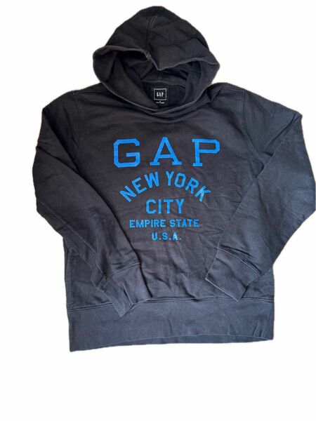 GAP スウェットパーカー パーカー フーディー ブラック