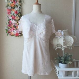 OI680* 5L new goods silk cotton French sleeve Bra Cami cup attaching inner soft cup inner cream 