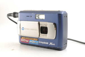 動作品 ミノルタ MINOLTA DiMAGE X ディマージュ 青 ブルー コンパクトデジタルカメラ 管GG1916