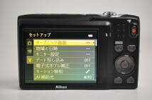 動作品 ニコン Nikon COOLPIX S3100 クールピクス 黄色 イエロー コンパクトデジタルカメラ 管GG2128_画像9