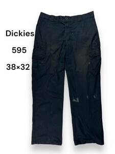 極太　595 38×32 古着　ディッキーズ　Dickies カーゴパンツ