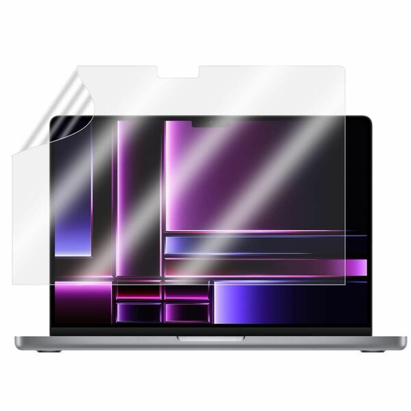 【新品】14inch用 全面保護 MacBook Pro 2021/2023 指紋防止