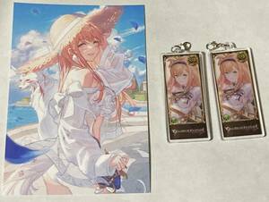 グランブルーファンタジー 編成アクリルチャーム　vol.4 　エニュオ　3個　SNSイラストポストカード　グラフェス　グラブルフェス グラブル