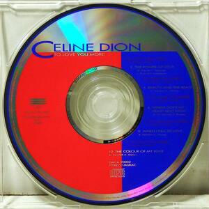 RARE ! プロモ盤 セリーヌ ディオン TO LOVE YPU MORE CELINE DION NOT FOR SALE PROMOTION ONLY ! EPIC QACA 90002