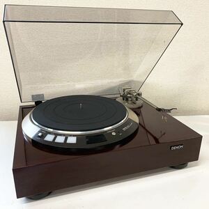 【M-4】 DENON DP-60L ターンテーブル レコードプレーヤー デノン 音出し確認済み レコード再生OK ボタン1箇所反応不可 1481-74