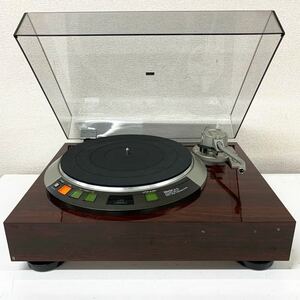 【D-3】 DENON DP-57L ターンテーブル レコードプレーヤー デノン 音出し確認済み レコード再生OK 傷や汚れあり 1503-47