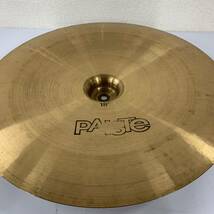 【N-3】 PAiSTE 2002 CHINA 18' シンバル パイステ チャイナシンバル 18インチ 1400-11_画像9