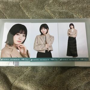 乃木坂46 中西アルノ 会場限定生写真 レザー×ニットワンピ コンプ