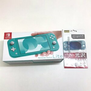 新品 未使用品 任天堂 Nintendo Switch Lite スイッチライト HDH-001 ターコイズ 24年2月購入分 液晶保護フィルム付き 質屋出品