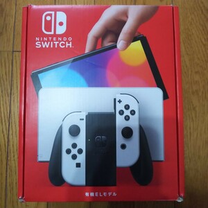 送料無料 Nintendo Switch 有機ELモデル ホワイト ニンテンドースイッチ 任天堂 動作確認済み フルセット 中古品 