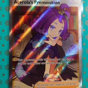 ポケカ　英語版　正規品　アセロラの予感　TG24/TG30　SR　海外版　ポケモンカードゲーム　Pokemon　Acerola's Premonition　Full Art　B