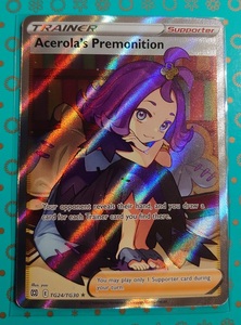 ポケカ　英語版　正規品　アセロラの予感　TG24/TG30　SR　海外版　ポケモンカードゲーム　Pokemon　Acerola's Premonition　Full Art