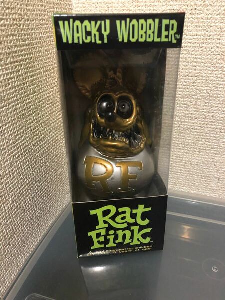 【即決・送料無料】　RATFINK ／ ラットフィンク　ボビングヘッド（ゴールド）　FUNKO ☆