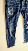 【　 DSQUARED2　ディースクエアード　】 　SKATER JEAN　42　　S71LB0329　 スタッフインターナショナル国内正規品　　_画像6