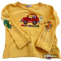 ★美品　ミキハウス　MIKIHOUSE　長袖　ロンＴ　Ｔシャツ　カットソー　トップス　９０★_画像1